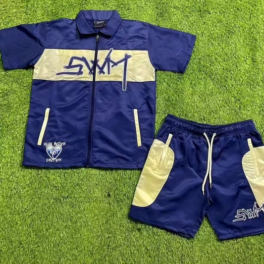 Two Piece Silk Short Set