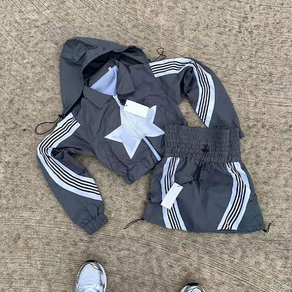 Two Piece Rockstar Skirt Set